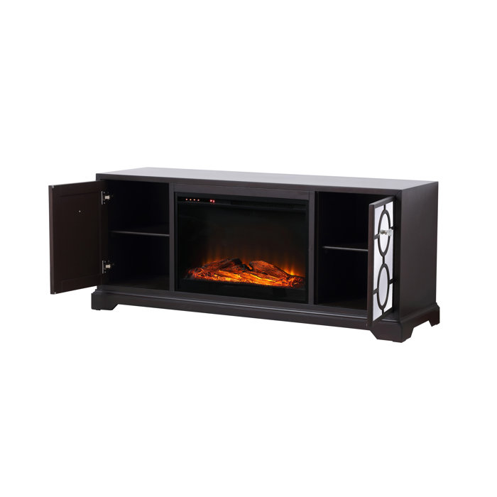 Mercer41 Mcneal Solid Wood Tv Stand For Tvs Up To 65 Inches With