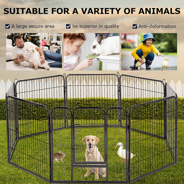 dog exercise pen with top