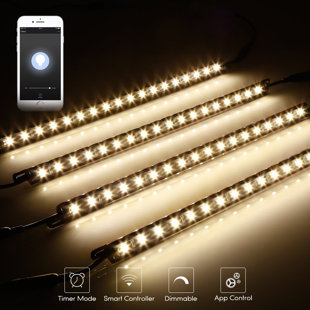 Under Cabinet Lighting You Ll Love Wayfair Quickview 3000k 5000k Torchstar 18 Light Led 12 Under Cabinet