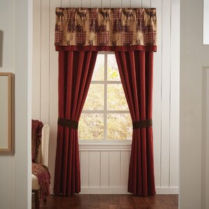 Glendale Pole Top Drapery Solid Curtain Panels (Set of 2)