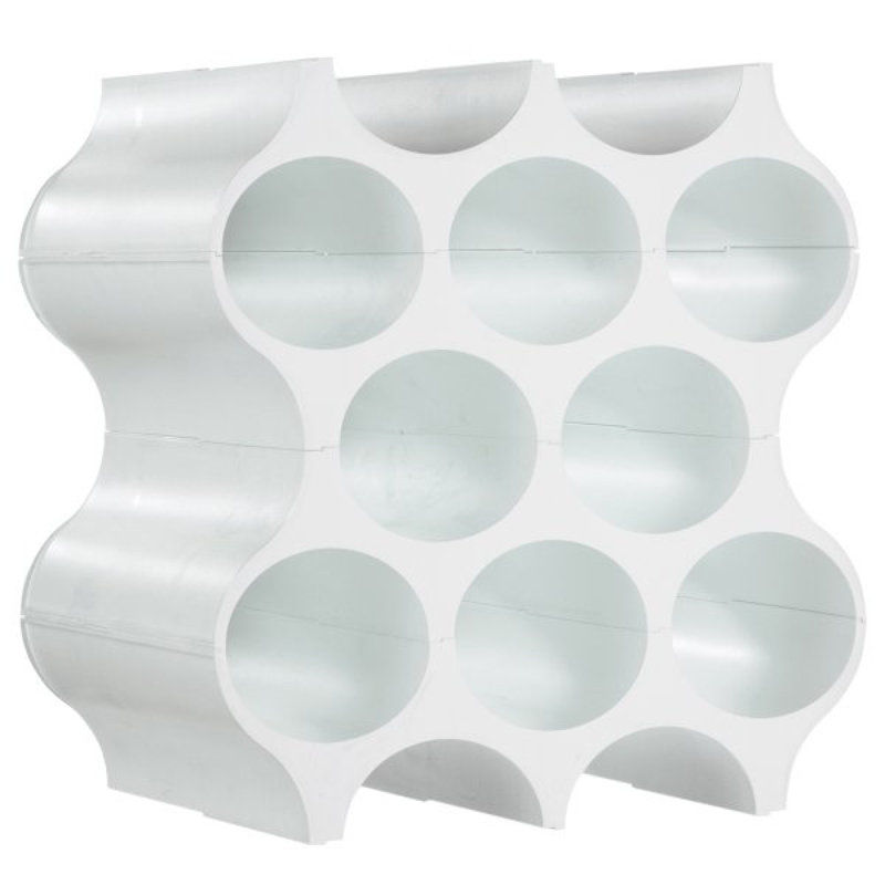 Solid Black Koziol 3596526 Set-Up Bottle Rack