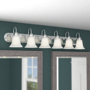 bathroom light fixtures 6 bulbs