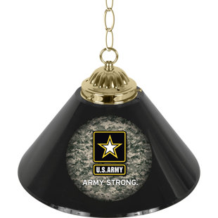 Go to store & view more images Trademark Global U.S Army 1-Light Pool Table Lights Pendant