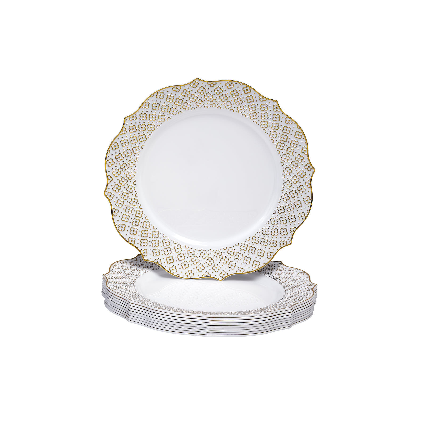 Silver Spoons Harmony Plastic Disposable Dessert Plate Wayfair