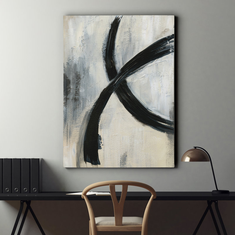Abstract Rings I Wrapped Canvas Print On Canvas Reviews Joss