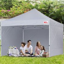 PHI VILLA 12' x 12' Slant Leg Pop-up Canopy Gazebo Folding Wedding Party Tent 