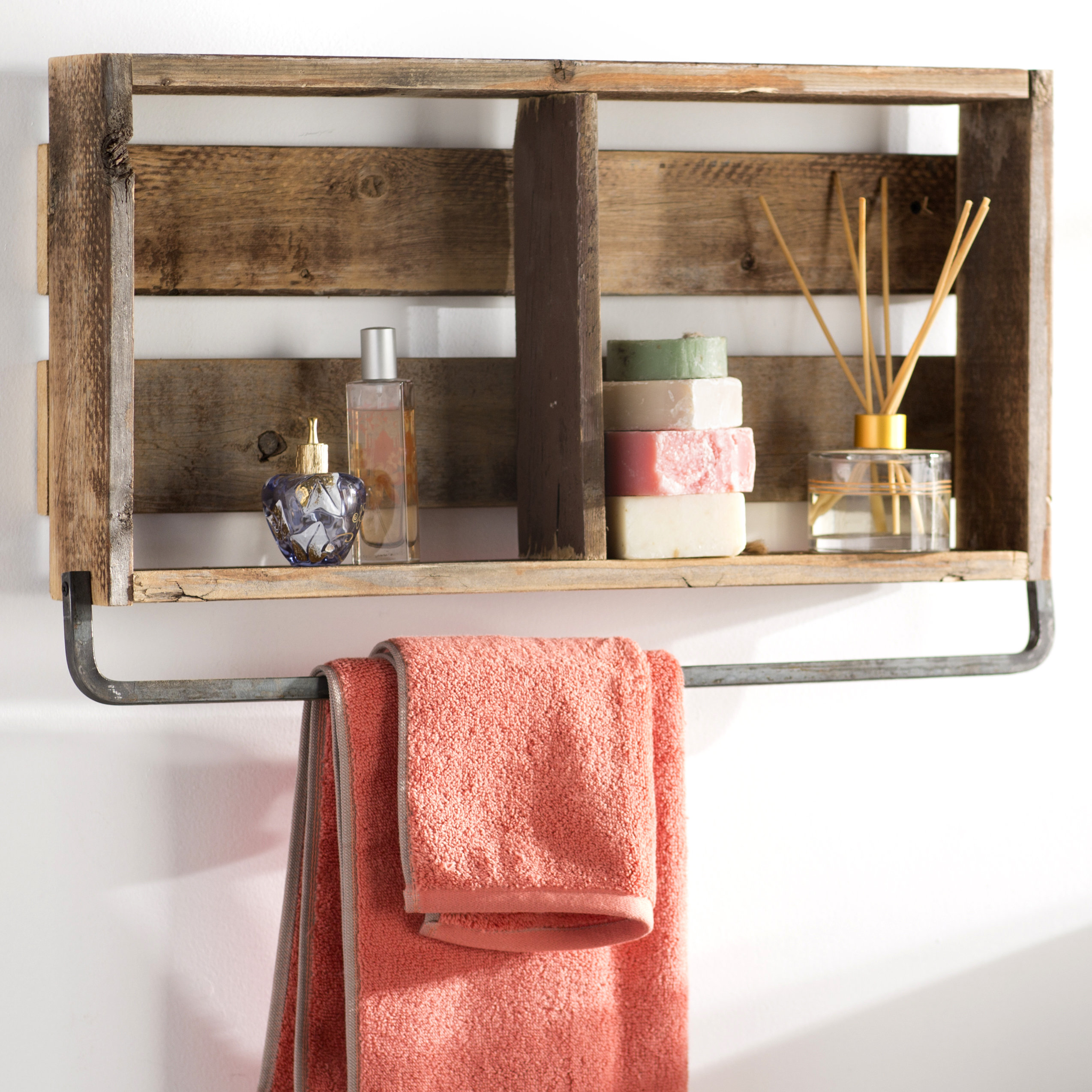 Natashia Barnwood Plank Wall Shelf Natashia Barnwood Plank Wall Shelf