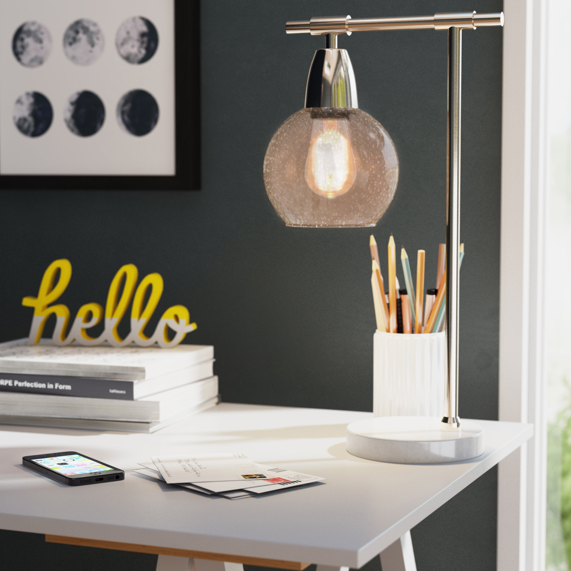 Wrought Studio Modlin Down Bridge 18 Table Lamp Reviews Wayfair