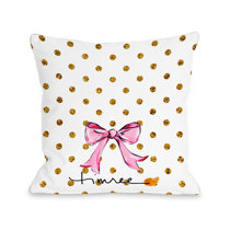 hello gorgeous throw pillow