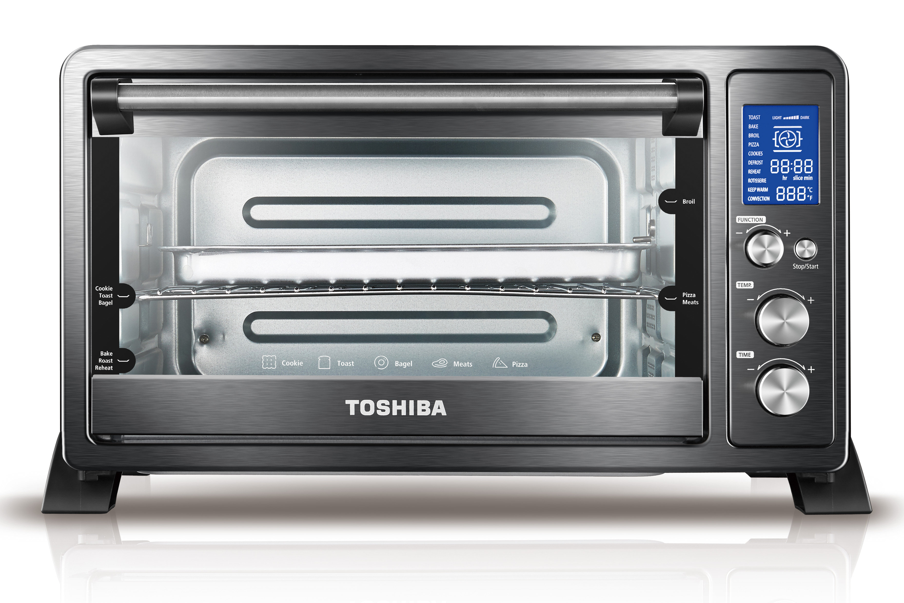 Toshiba Digital Convection Toaster Oven & Reviews Wayfair