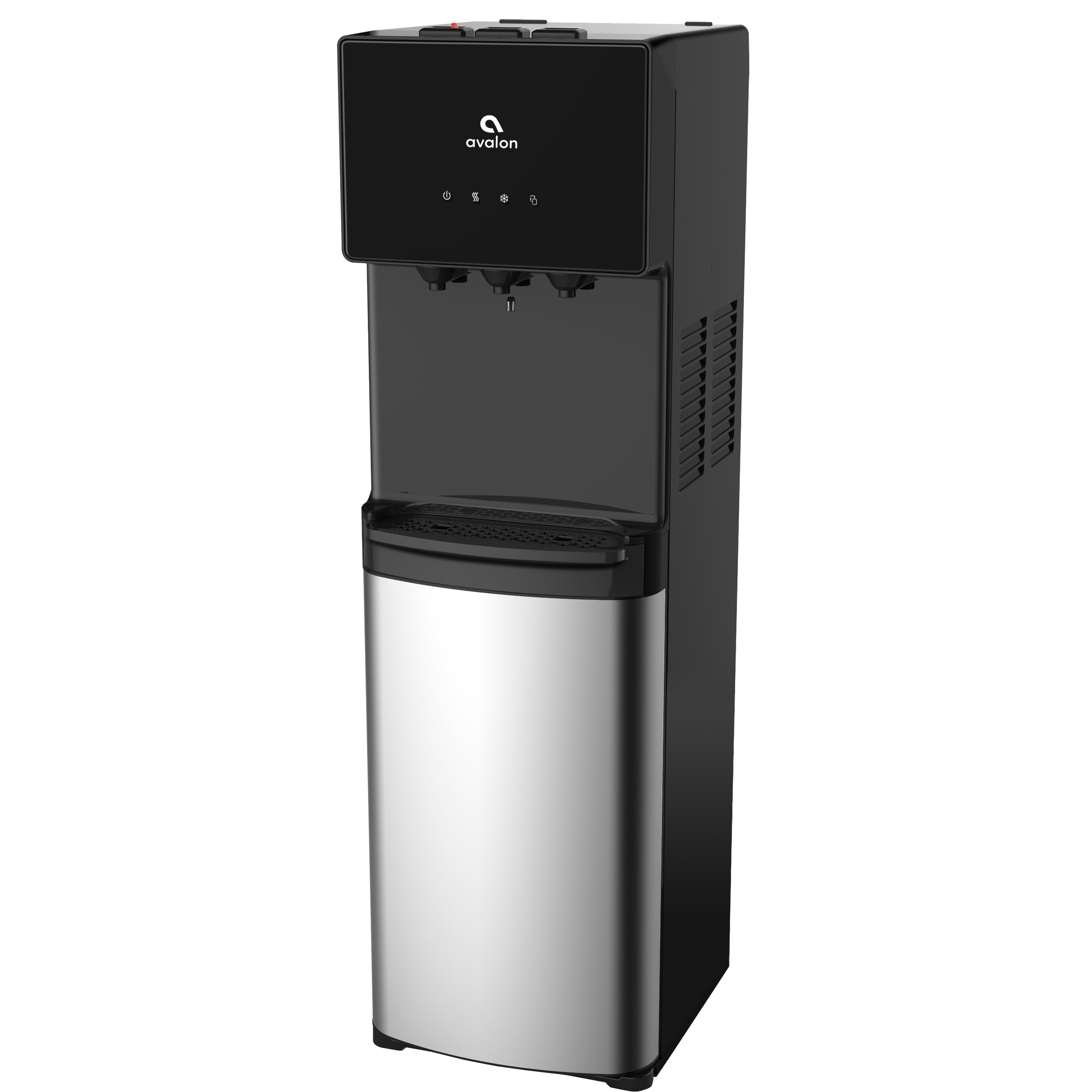 avalon-silver-freestanding-bottom-loading-electric-water-cooler-with