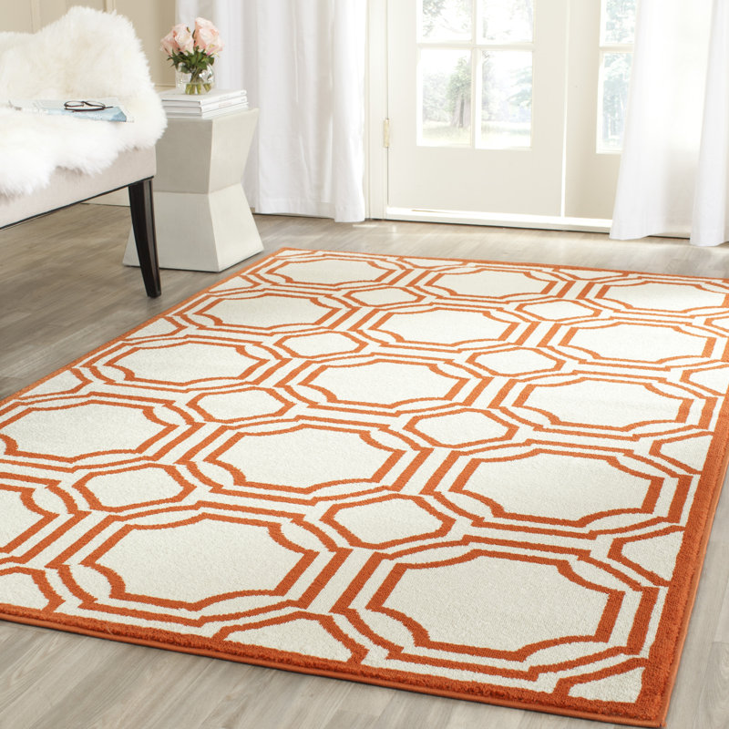 Bloomsbury Market McMillian Ivory/Orange Indoor/Outdoor ...