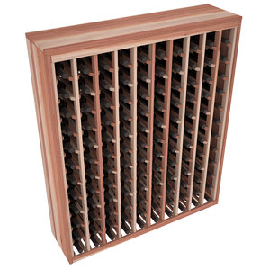 Karnes Redwood Deluxe 120 Bottle Floor Wine Rack..