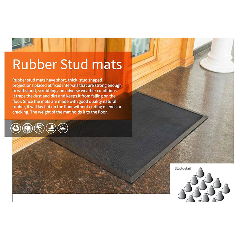 Symple Stuff Heavy Duty Rubber Stud Multi Utility Non Slip Outdoor