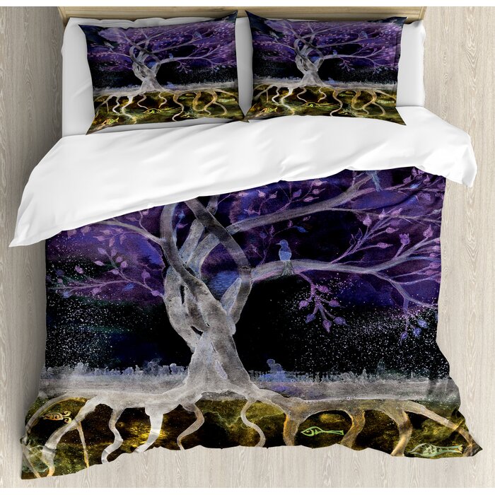 East Urban Home Tree Of Life Duvet Cover Set Wayfair