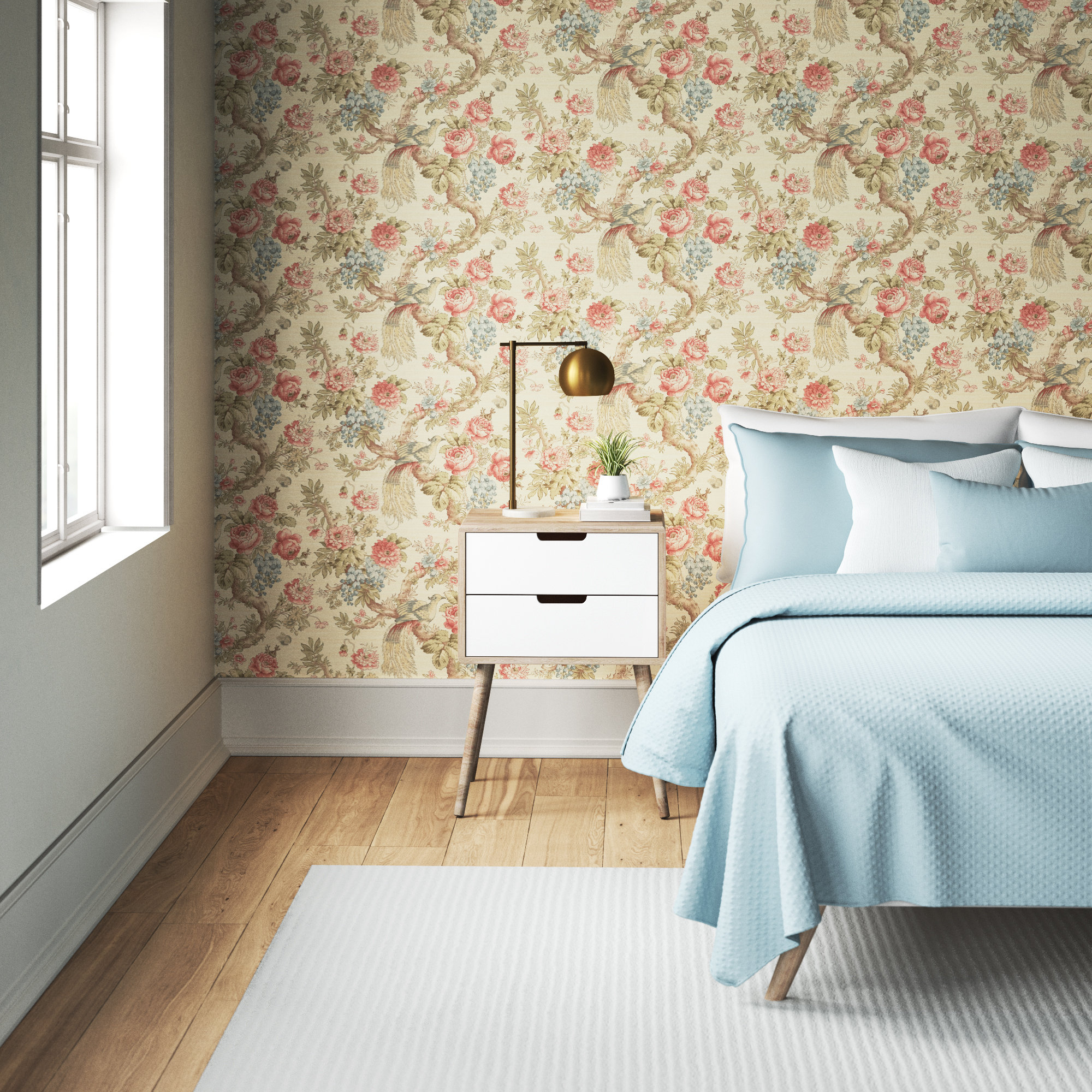 Willa Arlo Interiors Belden Floral Wallpaper | Wayfair