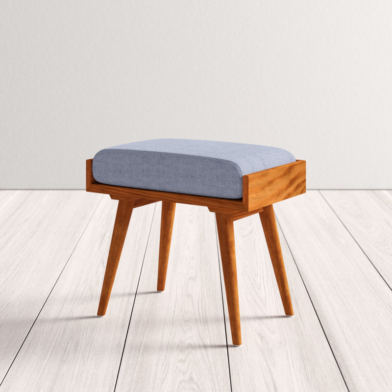 Sumner Solid Wood Vanity Stool Reviews Allmodern