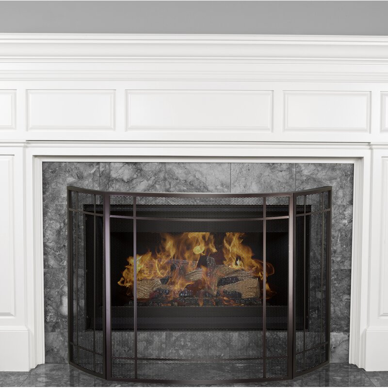 Pleasant Hearth Asteria 3 Panel Steel Fireplace Screen Reviews