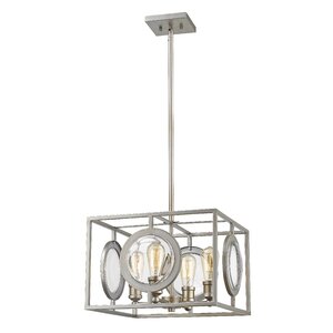 Silvey 4-Light Foyer Pendant