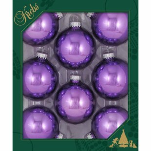 Glass Purple Christmas Ornaments You Ll Love In 2020 Wayfair