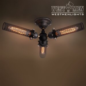 3-Light Semi-Flush Mount