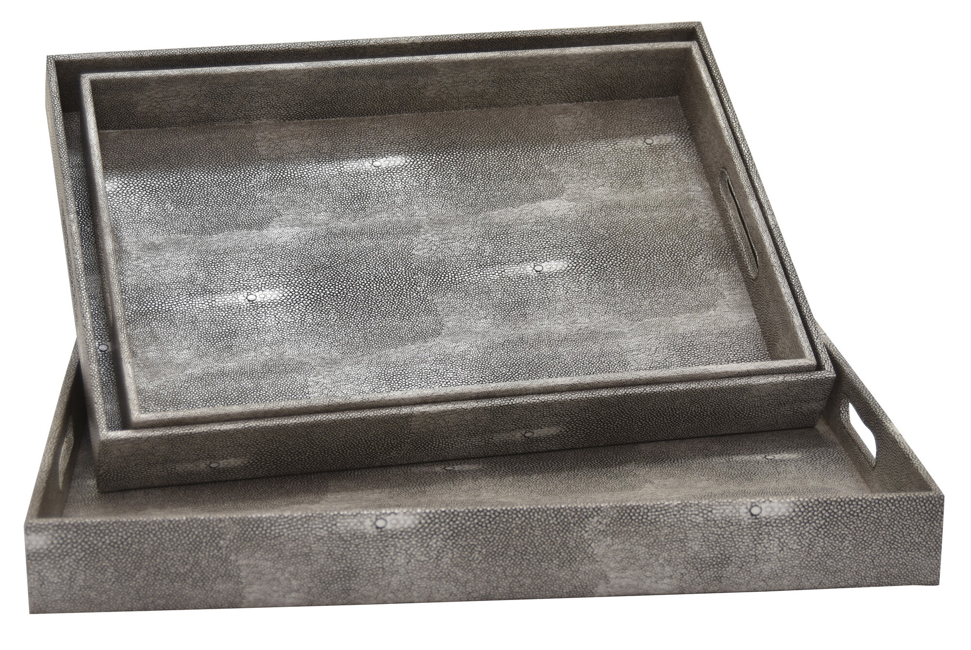 gray wood serving tray