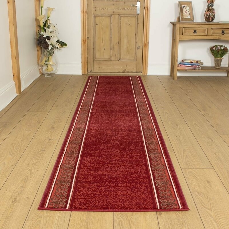 ClassicLiving Bankhead Tufted Red Hallway Runner Rug | Wayfair.co.uk