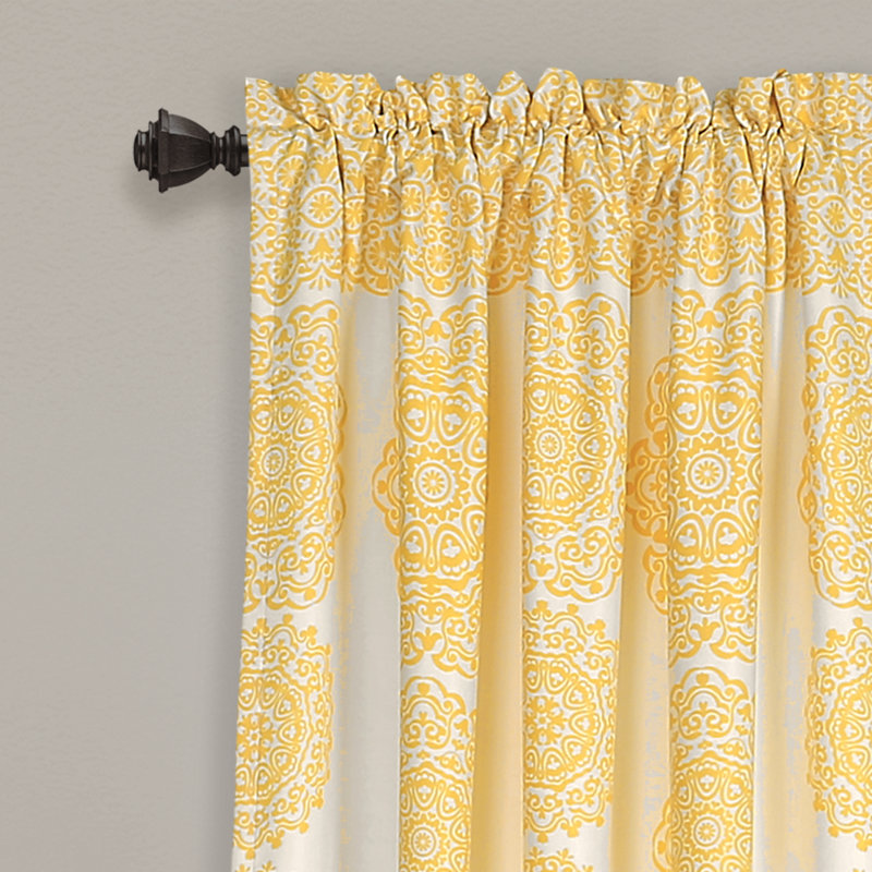 Laurel Foundry Modern Farmhouse Juba Medallion Room Darkening Rod