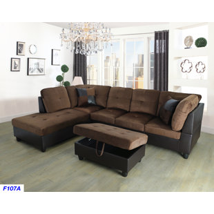 McGrane Sectional With Ottoman by Winston Porter 2019 Sale