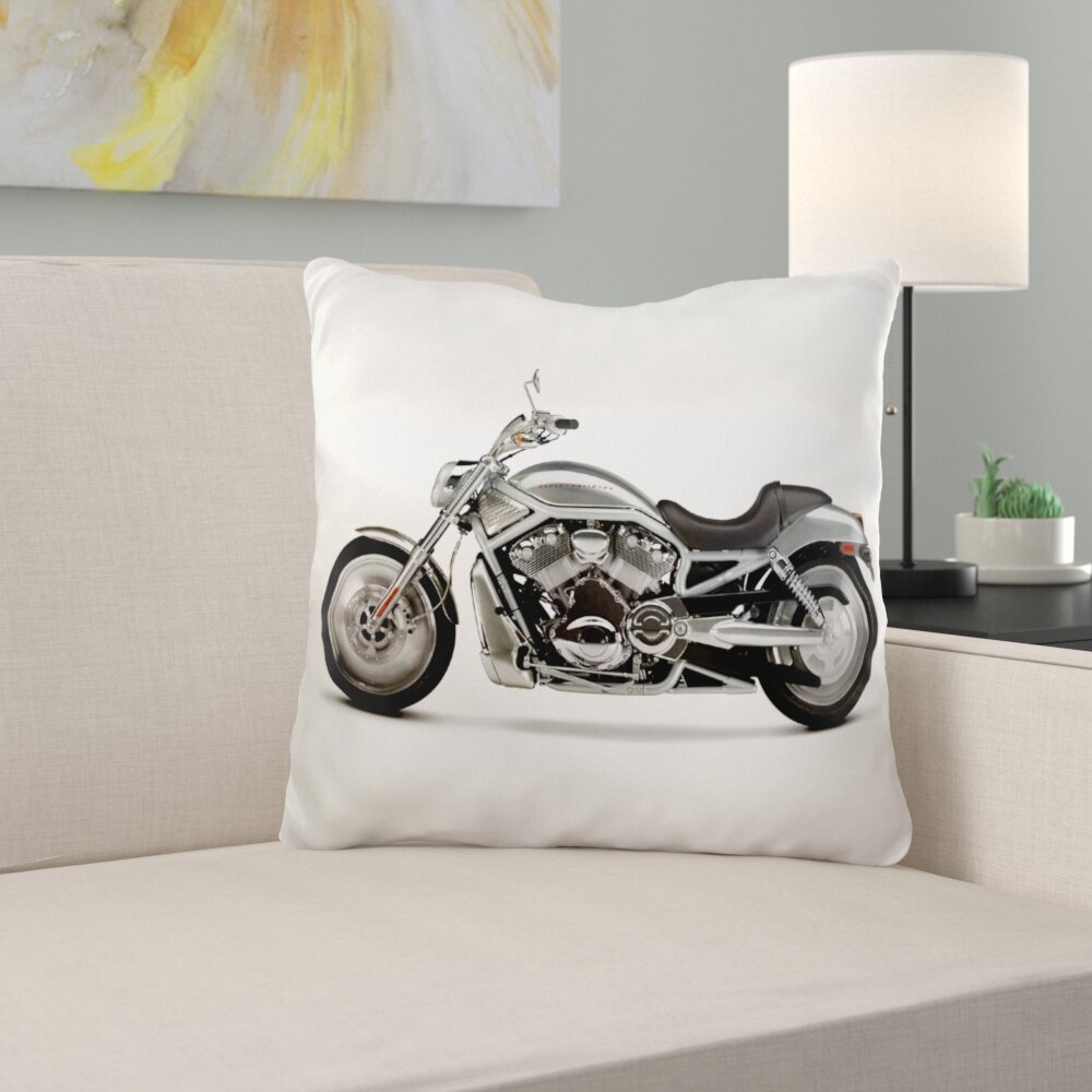 harley davidson throw pillows