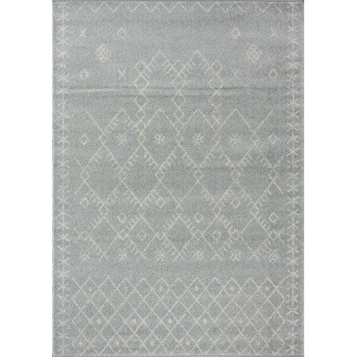 Gracie Oaks Cascio Southwestern Power Loom Cream Linen Rug Reviews Wayfair