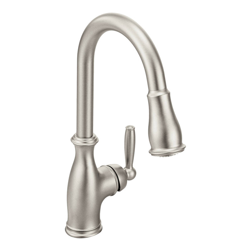 7185srs Orb C Moen Brantford Pull Down Touch Single Handle Kitchen