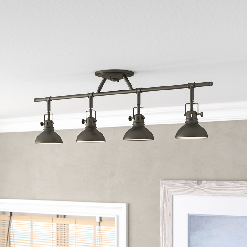 Beachcrest Home Dollinger 4 Light Fixed Track Kit Reviews Wayfair Dollinger 4 Light Fixed Track Kit