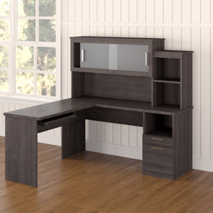 Go to store & view more images Avery Reversible L-Shape Executive Desk with Hutch by Red Barrel Studio