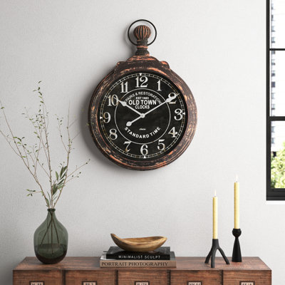 Maness 23.6" Wall Clock