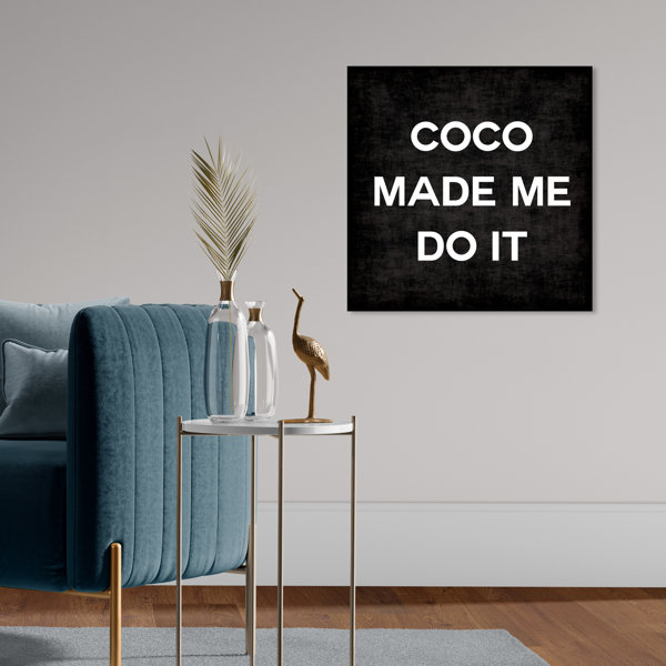 Coco Chanel Quote Art Wayfair