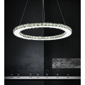 Ring 24-Light Crystal Chandelier