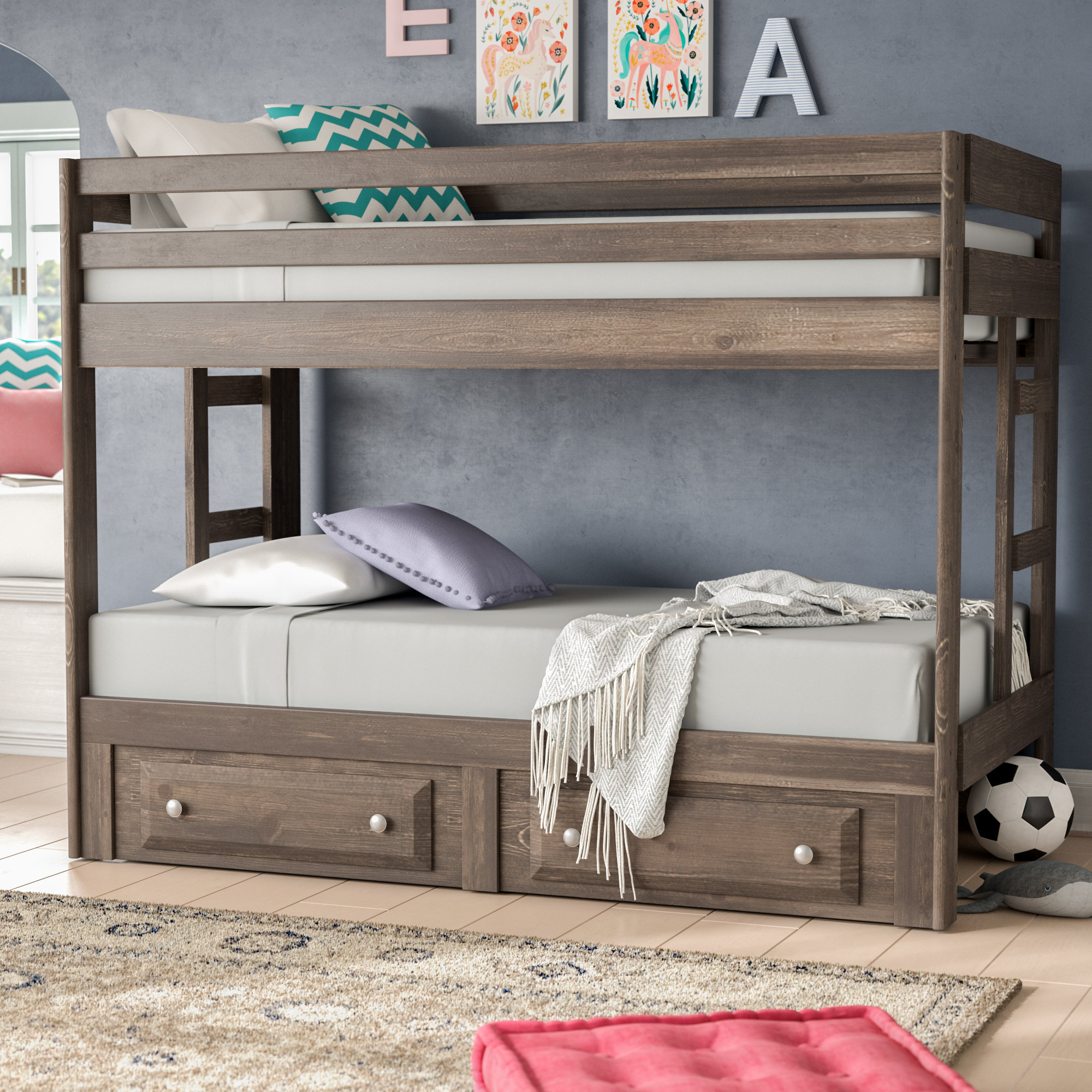 Malina Twin Over Bunk Bed Reviews Allmodern