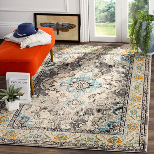 Gray Blue Tan Rug Wayfair