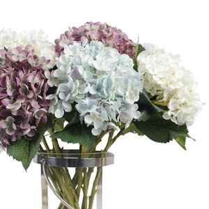 Luxury Silk Petal Hydrangea Stem