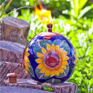 Ceramic Decorative Torches You Ll Love In 2019 Wayfair Mexican Clay Tabletop Torch