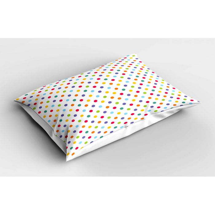 East Urban Home Ambesonne Abstract Pillow Sham Colourful Polka