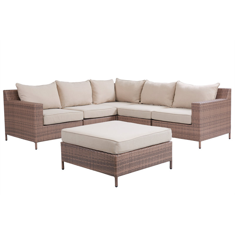 Birch Lane Heritage Hillcrest Patio Sectional With Cushions Hillcrest Patio Sectional With Cushions