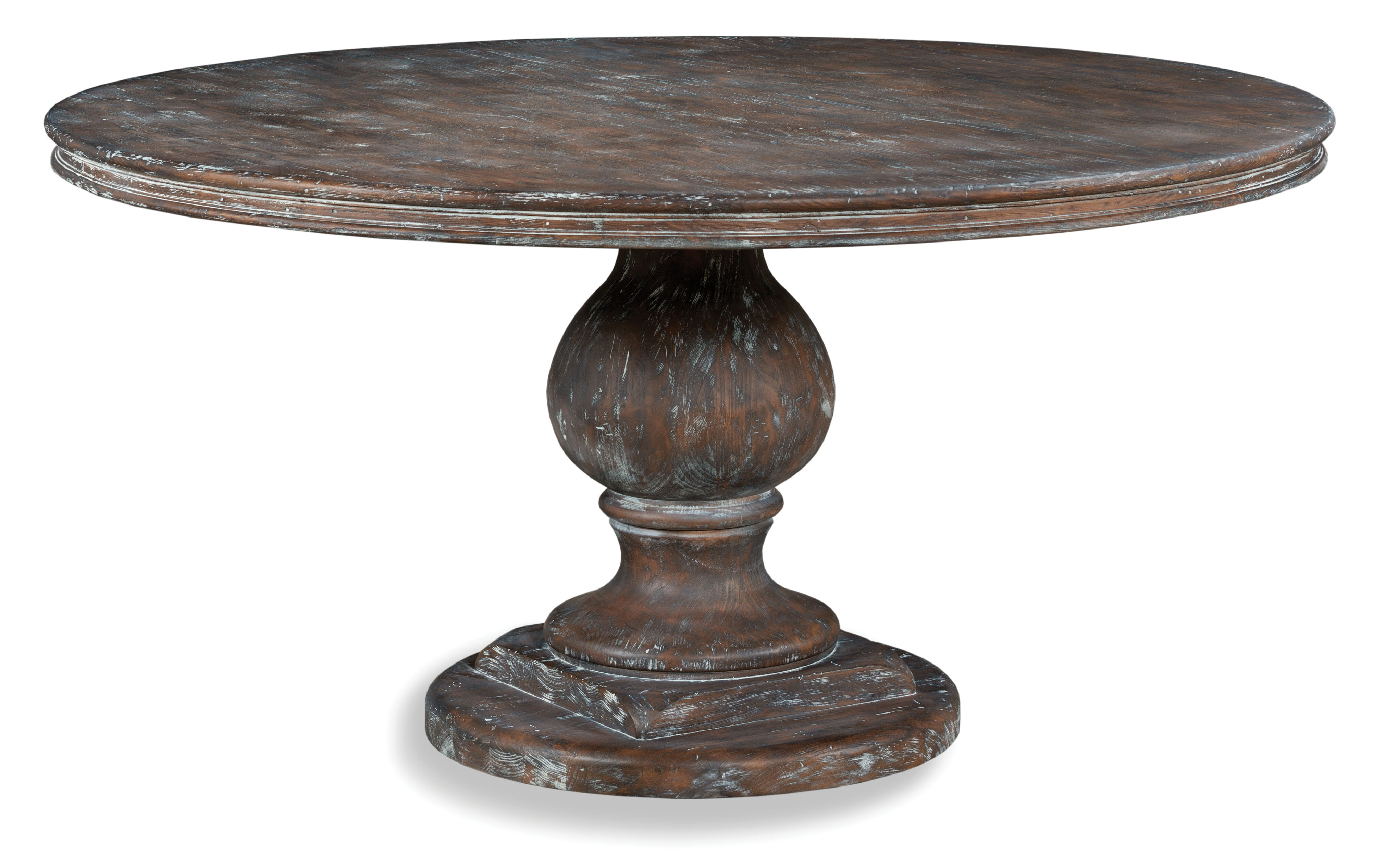 rustic pedestal kitchen table