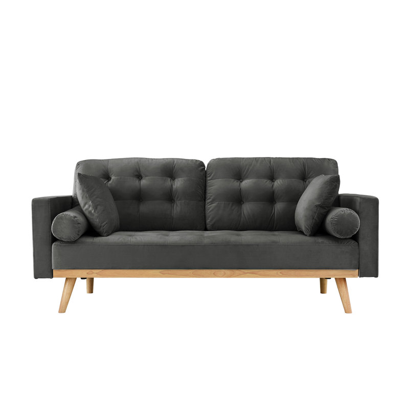 Wrought Studio Seagle Mid Century Modern Sofa Reviews Wayfair Seagle Mid Century Modern Sofa