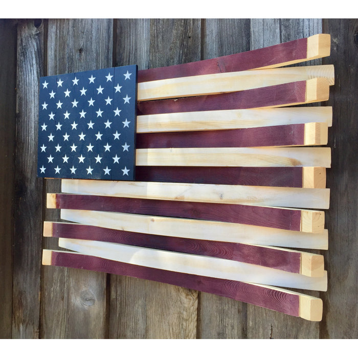 Wine Barrel American Flag Wall Décor Wine Barrel American Flag Wall Décor
