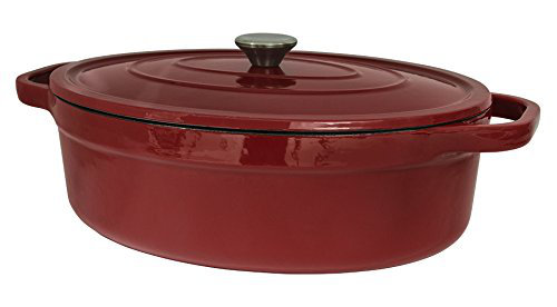 7 Qt. Cast Iron Oval Dutch Oven