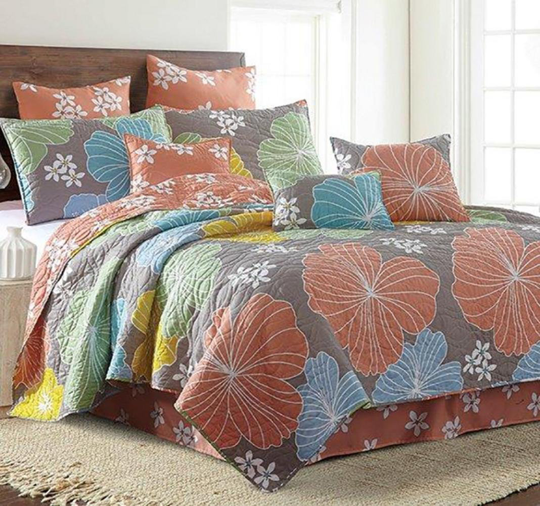 Red Barrel Studio Alleman Hibiscus Quilt Set Wayfair