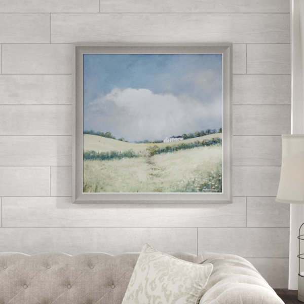 Three Posts Landscape - Picture Frame Print on Canvas & Reviews ...