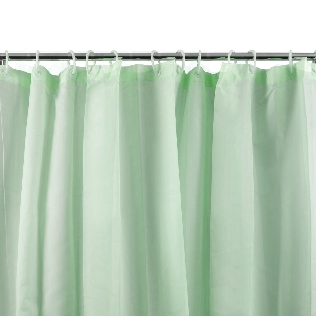 Polyester Shower Curtain blue
